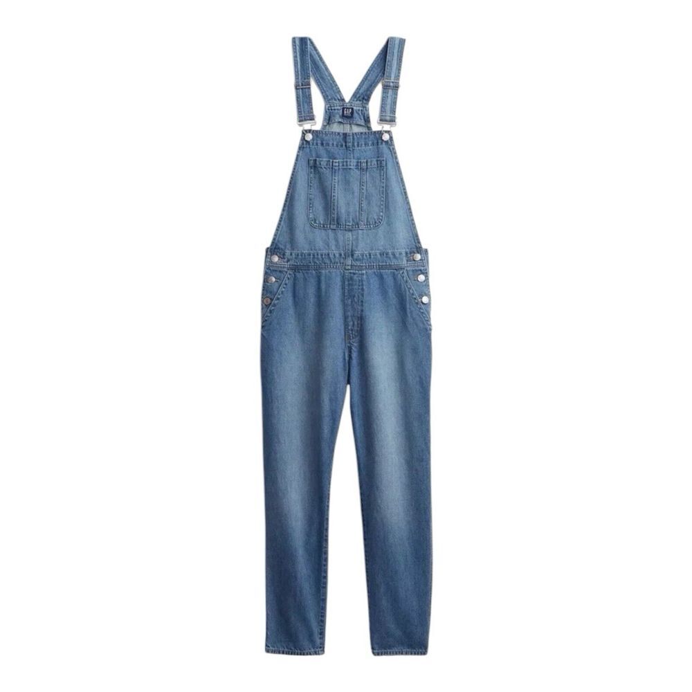 GAP Denim Overalls‎ Women's Size S Relaxed Pasadena Blue Jumpsuit NWT